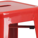 Flash Furniture CH-31320-30-RED-GG Backless Bar Stool w/ Metal Seat, Red thumbnail 8