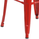 Flash Furniture CH-31320-30-RED-WD-GG Backless Bar Stool w/ Wood Seat, Red thumbnail 4