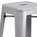 Flash Furniture CH-31320-30-SIL-GG Backless Bar Stool w/ Metal Seat, Silver thumbnail 4