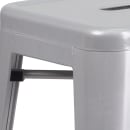 Flash Furniture CH-31320-30-SIL-GG Backless Bar Stool w/ Metal Seat, Silver thumbnail 6