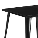 Flash Furniture CH-51040-29-BK-GG 31 3/4" Square Dining Height Table - Metal, Black thumbnail 4