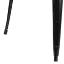 Flash Furniture CH-51040-29-BK-GG 31 3/4" Square Dining Height Table - Metal, Black thumbnail 5