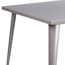 Flash Furniture CH-51050-29-SIL-GG 35 1/2" Square Dining Height Table - Metal, Silver thumbnail 4