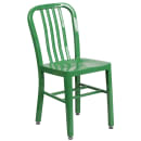 Flash Furniture CH-51090TH-4-18VRT-GN-GG 30" Round Table & (4) Chair Set - Metal, Green thumbnail 3