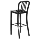 Flash Furniture CH-61200-30-BK-GG Bar Stool w/ Vertical Slat Back & Metal Seat, Black thumbnail 4
