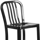 Flash Furniture CH-61200-30-BK-GG Bar Stool w/ Vertical Slat Back & Metal Seat, Black thumbnail 7