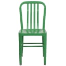 Flash Furniture CH-61200-18-GN-GG Chair w/ Vertical Slat Back - Steel, Green thumbnail 5