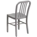 Flash Furniture CH-61200-18-SIL-GG Chair w/ Vertical Slat Back - Steel, Silver thumbnail 4