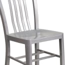 Flash Furniture CH-61200-18-SIL-GG Chair w/ Vertical Slat Back - Steel, Silver thumbnail 7