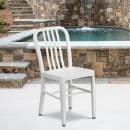 Flash Furniture CH-61200-18-WH-GG Chair w/ Vertical Slat Back - Steel, White thumbnail 9