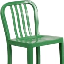 Flash Furniture CH-61200-24-GN-GG Counter Height Bar Stool w/ Vertical Slat Back & Metal Seat, Green thumbnail 7