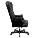 Flash Furniture CI-360-BK-GG Swivel Office Chair w/ High Back - Black LeatherSoft Upholstery thumbnail 2