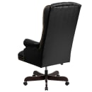 Flash Furniture CI-360-BK-GG Swivel Office Chair w/ High Back - Black LeatherSoft Upholstery thumbnail 3