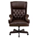 Flash Furniture CI-J600-BRN-GG Swivel Office Chair w/ High Back - Brown LeatherSoft Upholstery thumbnail 4