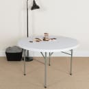 Flash Furniture DAD-122RZ-GG 47 3/4" Round Folding Table w/ Granite White Plastic Top, 29 1/2"H thumbnail 7