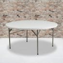 Flash Furniture DAD-154Z-GG 60 1/2" Round Folding Table w/ Granite White Plastic Top, 29 1/2"H thumbnail 6