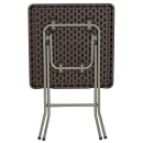 Flash Furniture DAD-FT60-GG 23 1/2" Square Folding  Table w/ Brown Rattan Top, 29"H thumbnail 3