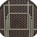 Flash Furniture DAD-FT-80R-GG 31 1/2" Round Folding Table w/ Brown Plastic Rattan Pattern Top, 30 1/4"H thumbnail 5