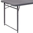 Flash Furniture DAD-LF-122Z-DG-GG Rectangular Folding Table w/ Dark Gray Plastic Top - 48-1/4"W x 23-1/2"D x 29-1/2"H thumbnail 8