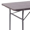 Flash Furniture DAD-LF-183Z-GG Rectangular Folding Table w/ Wood Grain Plastic Top - 72"W x 30"D x 29"H thumbnail 7