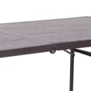 Flash Furniture DAD-LF-183Z-GG Rectangular Folding Table w/ Wood Grain Plastic Top - 72"W x 30"D x 29"H thumbnail 8