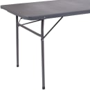 Flash Furniture DAD-LF-183Z-DG-GG Rectangular Folding Table w/ Dark Gray Plastic Top - 72"W x 30"D x 29"H thumbnail 8