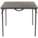 Flash Furniture DAD-LF-86-DG-GG 34" Square Folding Table w/ Dark Gray Plastic Top, 28 1/2"H thumbnail 3
