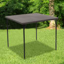 Flash Furniture DAD-LF-86-DG-GG 34" Square Folding Table w/ Dark Gray Plastic Top, 28 1/2"H thumbnail 9