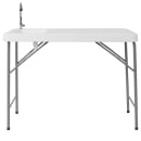 Flash Furniture DAD-PYZ-116-GG Rectangular Folding Table w/ Granite White Plastic Top - 45"W x 23"D x 34"H thumbnail 4