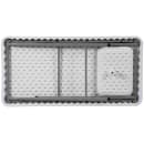 Flash Furniture DAD-PYZ-116-GG Rectangular Folding Table w/ Granite White Plastic Top - 45"W x 23"D x 34"H thumbnail 8