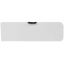 Flash Furniture DAD-YCD-183Z-2-GG 72" Indoor/Outdoor Folding Bench w/ White Plastic Top - Gray Legs thumbnail 4