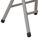 Flash Furniture DAD-YCD-30-GG Folding Stool w/ Black Plastic Seat - Titanium Frame thumbnail 8