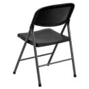 Flash Furniture DAD-YCD-50-GG Folding Chair w/ Black Plastic Back & Seat - Steel Frame, Charcoal thumbnail 4