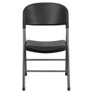 Flash Furniture DAD-YCD-50-GG Folding Chair w/ Black Plastic Back & Seat - Steel Frame, Charcoal thumbnail 5