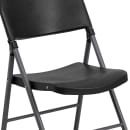 Flash Furniture DAD-YCD-50-GG Folding Chair w/ Black Plastic Back & Seat - Steel Frame, Charcoal thumbnail 7