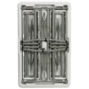 Flash Furniture DAD-YCZ-103-GG Folding Table & (2) Benches Set - White Plastic Top, 41"W x 25 1/2"D x 28 1/2"H thumbnail 3