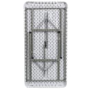 Flash Furniture DAD-YCZ-122-2-GG Rectangular Folding Table w/ Granite White Plastic Top - 48 1/4"W x 24"D x 29"H thumbnail 3