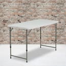 Flash Furniture DAD-YCZ-122Z-2-GG Rectangular Folding Table w/ Granite White Plastic Top - 47 3/4"W x 23 3/4"D x 29 1/4"H thumbnail 5
