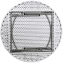 Flash Furniture DAD-YCZ-152R-GW-GG 59 3/4" Round Folding Table w/ Granite White Plastic Top, 28 3/4"H thumbnail 3