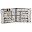 Flash Furniture DAD-YCZ-152Z-GG Rectangular Folding Table w/ Granite White Plastic Top - 60"W x 30"D x 29"H thumbnail 3