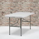 Flash Furniture DAD-YCZ-152Z-GG Rectangular Folding Table w/ Granite White Plastic Top - 60"W x 30"D x 29"H thumbnail 6
