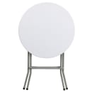 Flash Furniture DAD-YCZ-80R-1-SM-GW-GG 24" Round Folding Table w/ Granite White Plastic Top, 29 3/8"H thumbnail 4