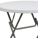 Flash Furniture DAD-YCZ-80R-GW-GG 31 1/2" Round Folding Table w/ Granite White Plastic Top, 30"H thumbnail 6