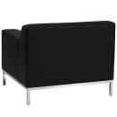 Flash Furniture ZB-DEFINITY-8009-CHAIR-BK-GG Arm Chair w/ Black LeatherSoft Upholstery & Stainless Frame thumbnail 2