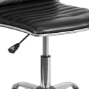 Flash Furniture DS-512B-BK-GG Swivel Task Chair w/ Low Back - Black Vinyl Upholstery thumbnail 7