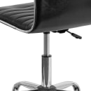 Flash Furniture DS-512B-BK-GG Swivel Task Chair w/ Low Back - Black Vinyl Upholstery thumbnail 8