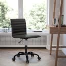 Flash Furniture DS-512B-BK-GG Swivel Task Chair w/ Low Back - Black Vinyl Upholstery thumbnail 9