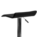 Flash Furniture DS-801-CONT-BK-GG Swivel Bar Stool w/ Low Back & Black Vinyl Seat, Chrome thumbnail 8