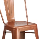 Flash Furniture ET-3534-24-POC-GG Counter Height Bar Stool w/ Curved Back & Metal Seat, Copper thumbnail 7