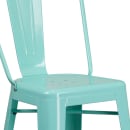 Flash Furniture ET-3534-30-MINT-GG Bar Stool w/ Curved Back & Metal Seat, Mint thumbnail 7